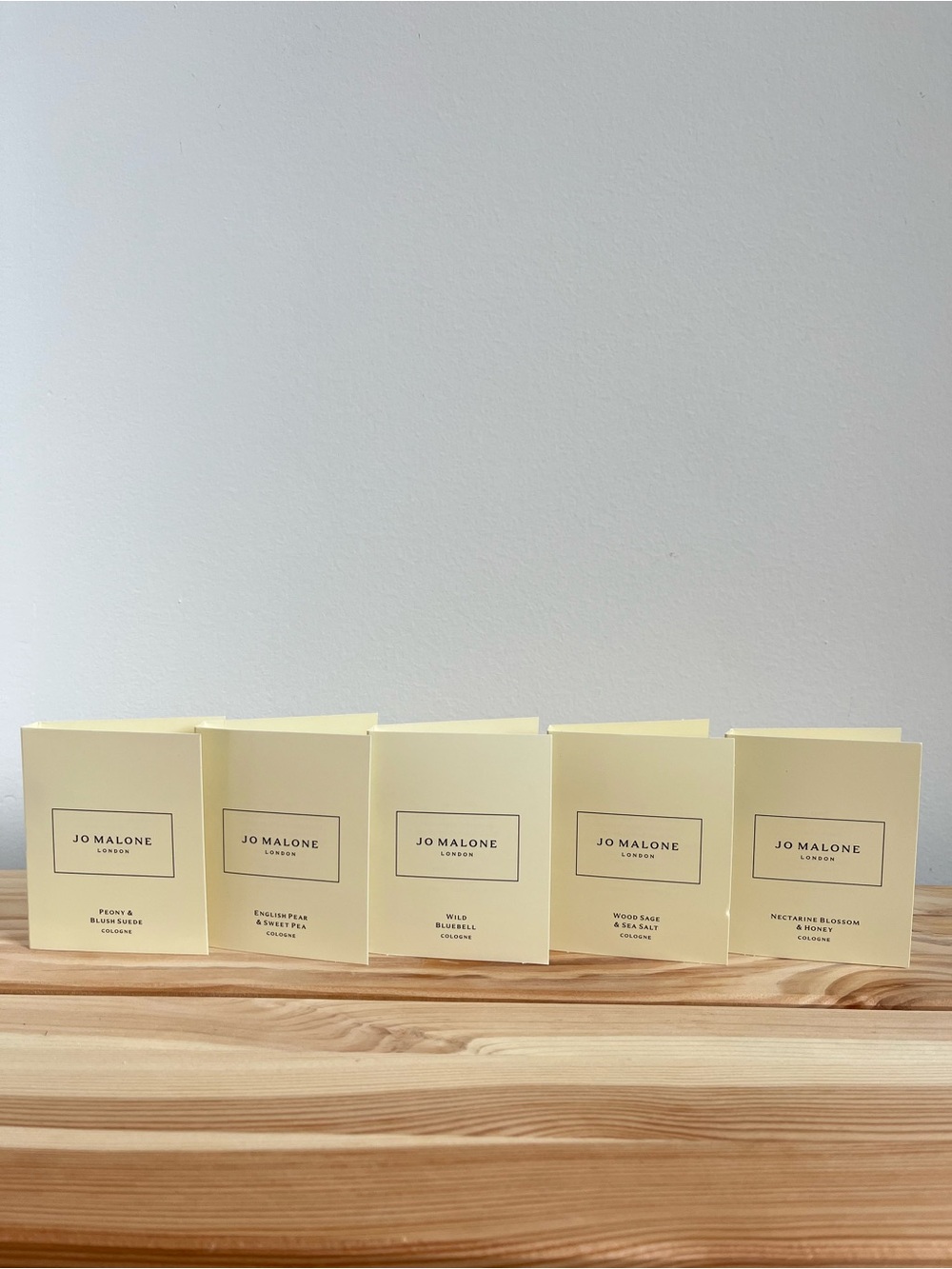 Jo Malone Sample Collection